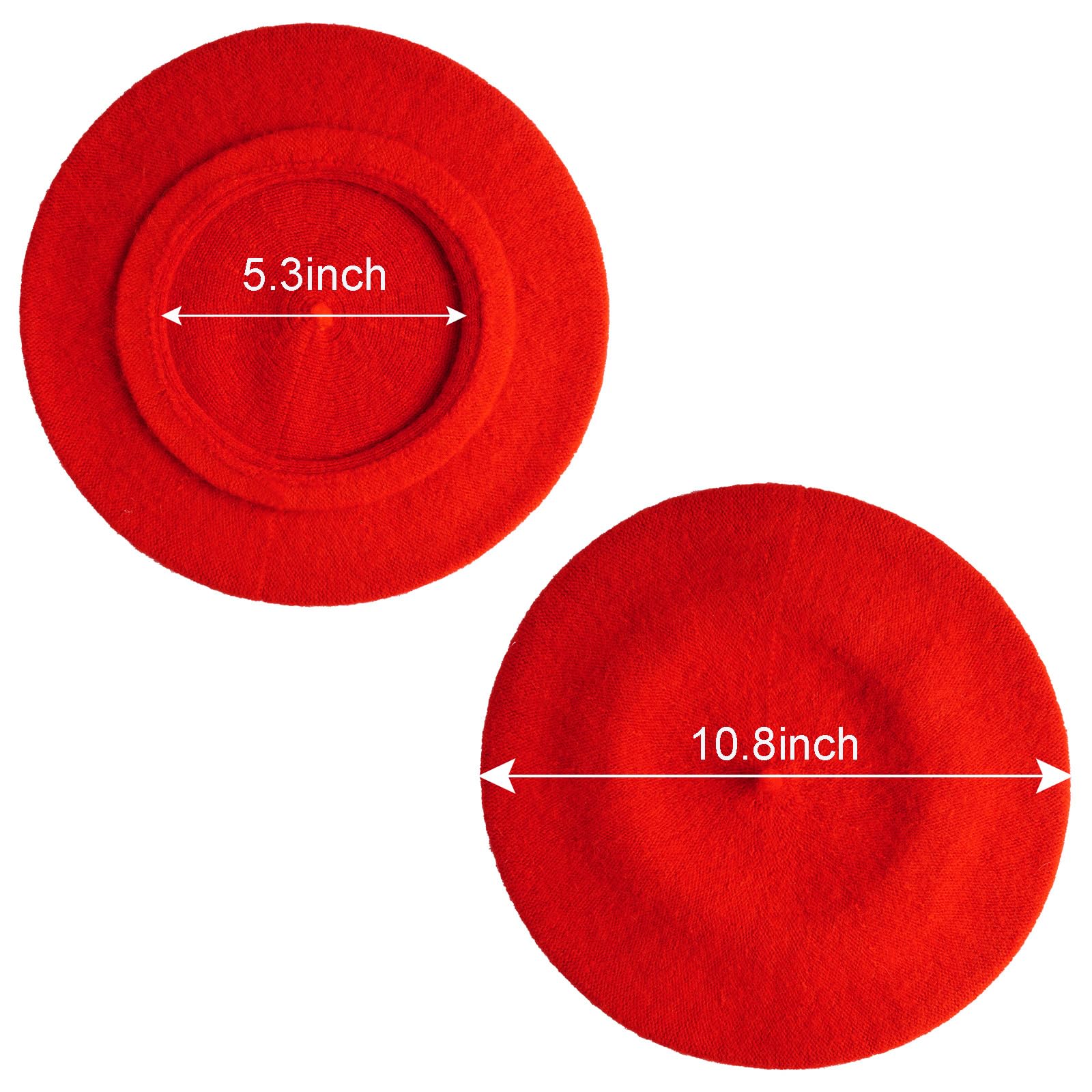 choyaxo French Beret Hats Solid Classic Beret Hats for Women Girls