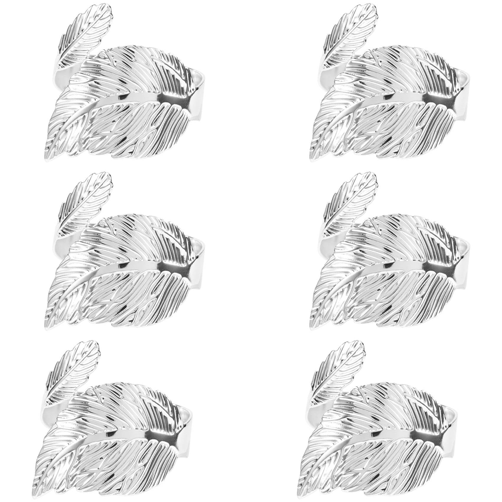 Lot De 6 Ronds De En Feuille, Ronds De En Feuilles Pour Le