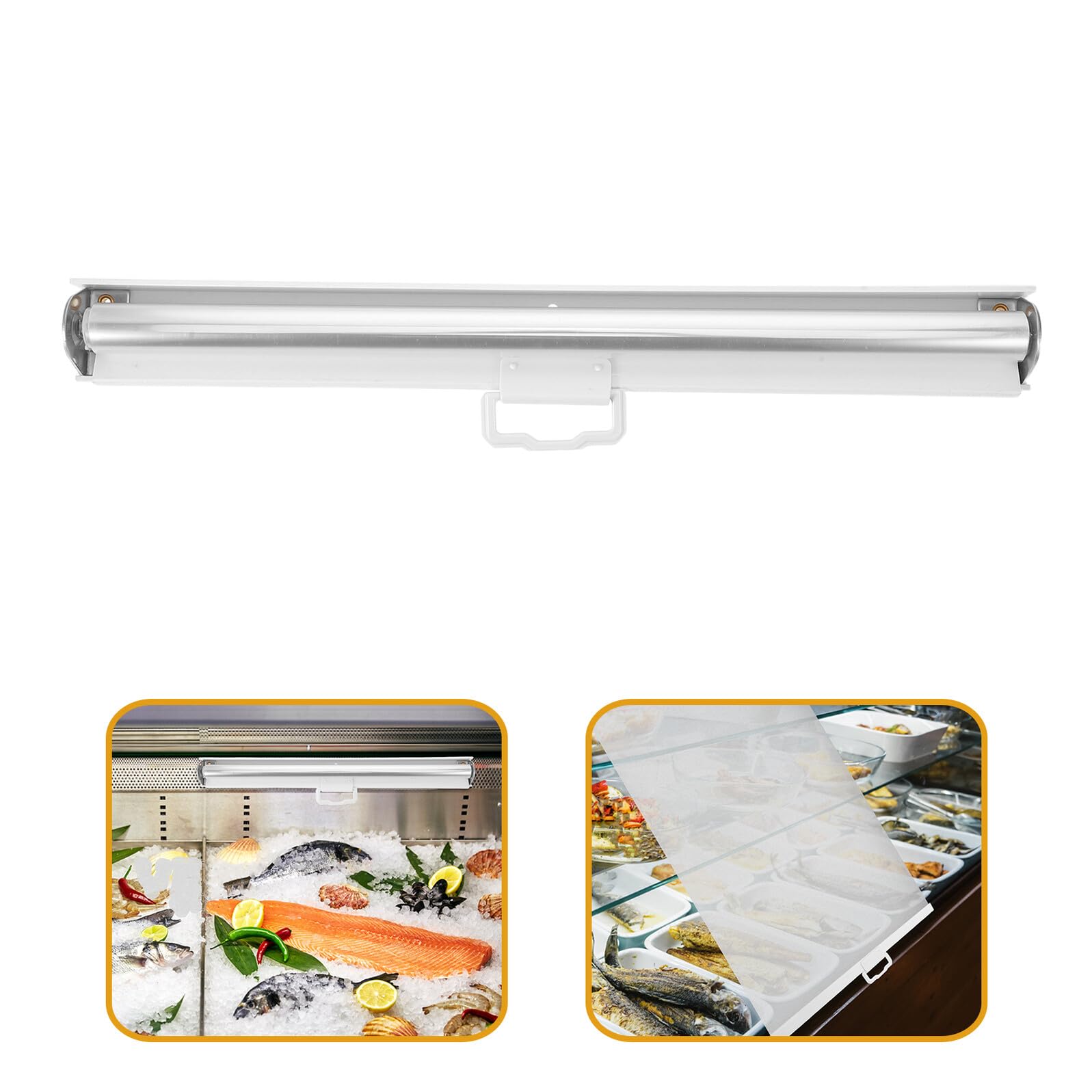 LABRIMP Rideau PVC Transparent pour Armoire Réfrigérée Store Isolant Thermique Anti-perte Énergie pour Étagères de Rangement et Vitrines Commerciales
