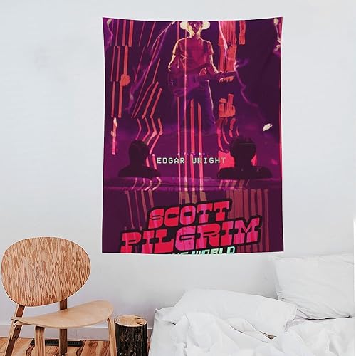 Miniatura 7 de Scott - Tapiz de película Pilgrim Vs The World (7) tapiz de pared, tapices de pergamino, pintura, imagen, sala de estar, decoración del hogar y