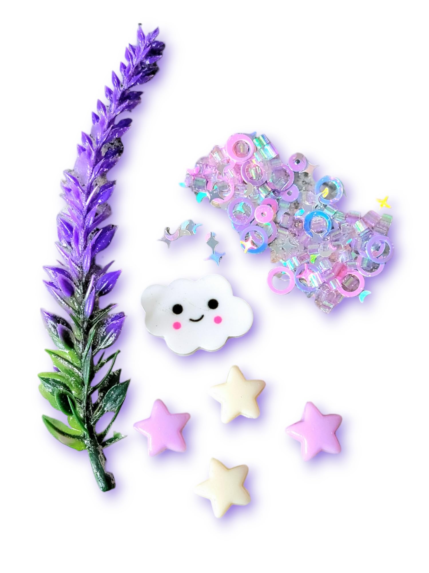 Lavender Dreams Handmade Cloud Slime 4oz - Hoshimi Slimes