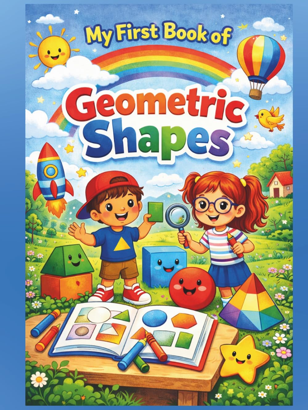 My First Book of Geometric Shapes: Tracing, Practice & Colouring, Ages 6+ (Early Learning)
