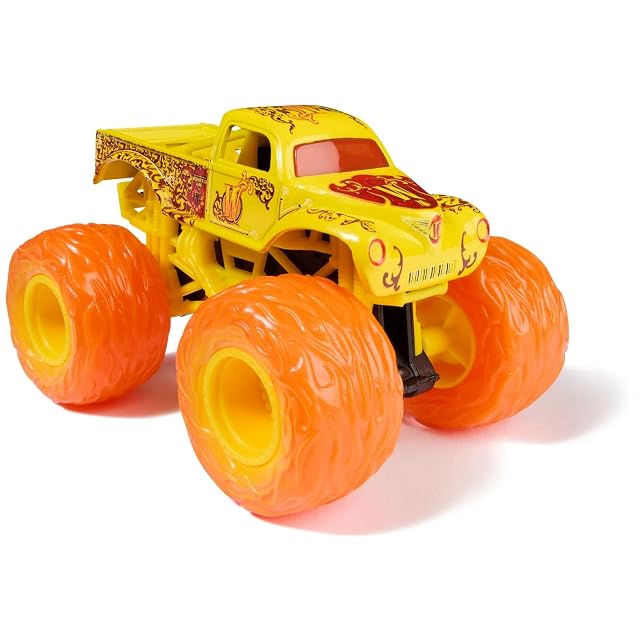 Foto 3 de 8 de Monster Jam Camiones Monstruos de Fuego y Hielo, Paquete de 2, latigazo Cervical vs Dragonoid, Escala 1:64