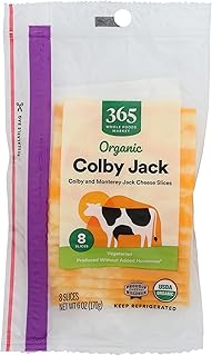 365 by Whole Foods Market, Organic Sliced Colby Jack Cheese, 6 Ounce