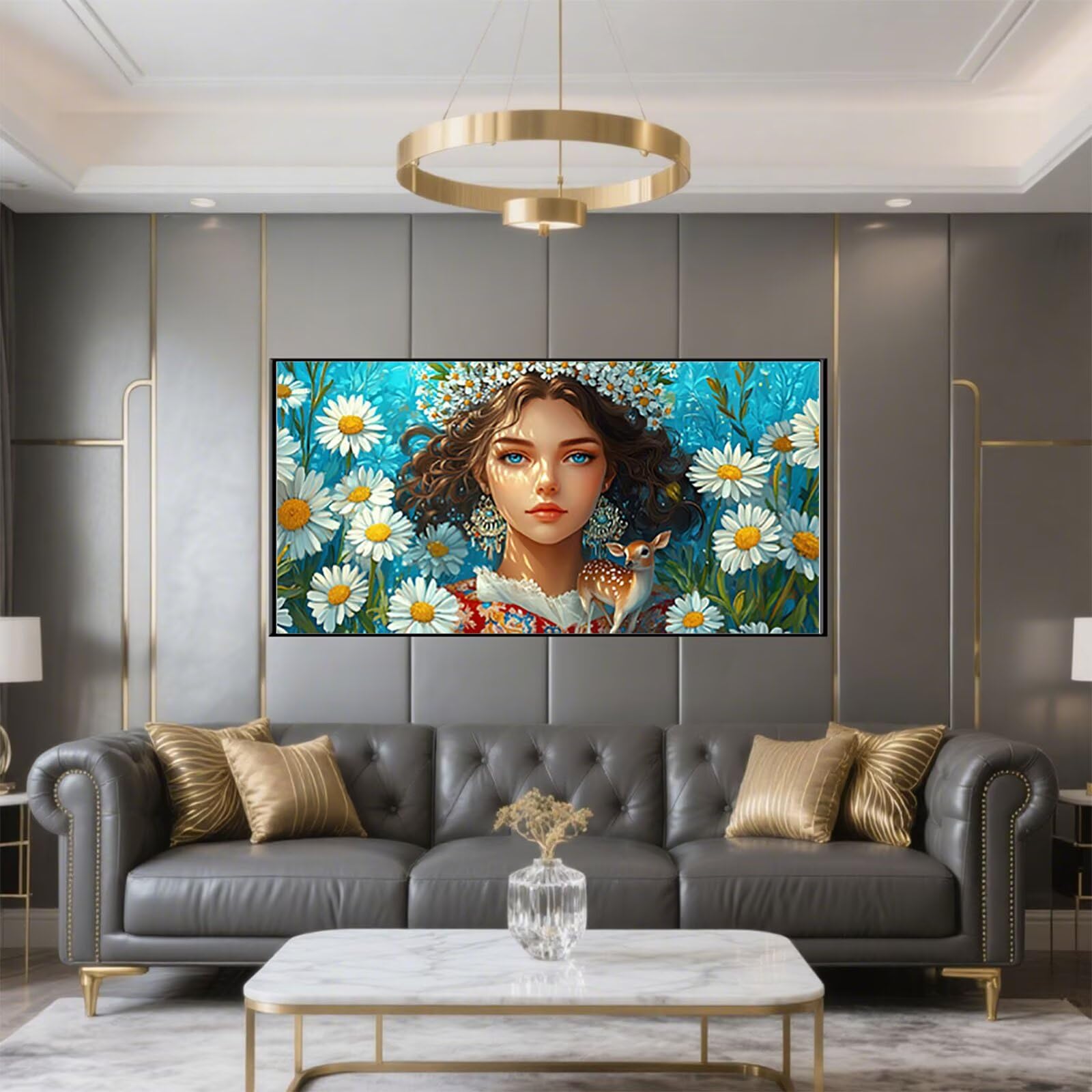 5D DIY Diamentowe Malarstwo Kobieta Rzemiosło Dorośli Diamentowe Malarstwo Dzieci Kwiat Rysunek Z Diamentowym Obrazem Sztuka Malarstwo Ścieg Krzyżowy Diament Akcesoria Zestaw Do Dekoracji Ściany
