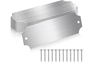 12 Pcs Stainless Steel Tags for Engraving