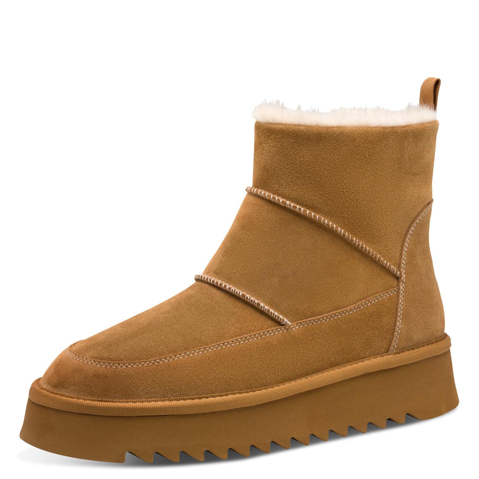 Tamaris Women's Flat Boots, camel, 6.5 UK