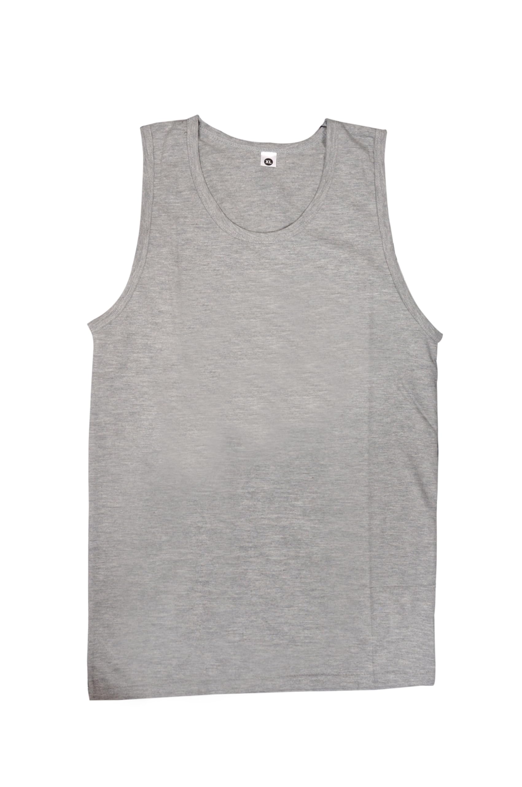 hivata Gym Vest for Men & Boys Sports Running Cotton Sleeveless Vest/Baniyan Modern Fit Solid Inner wear in Grey Color (Pack of 1)-picture-26