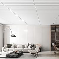 Vista 35 de Art3d Panel de pared de listones, panel texturizado acanalado 3D 12-Azulejos 19.7 x 19.7 pulgadas. - Nogal