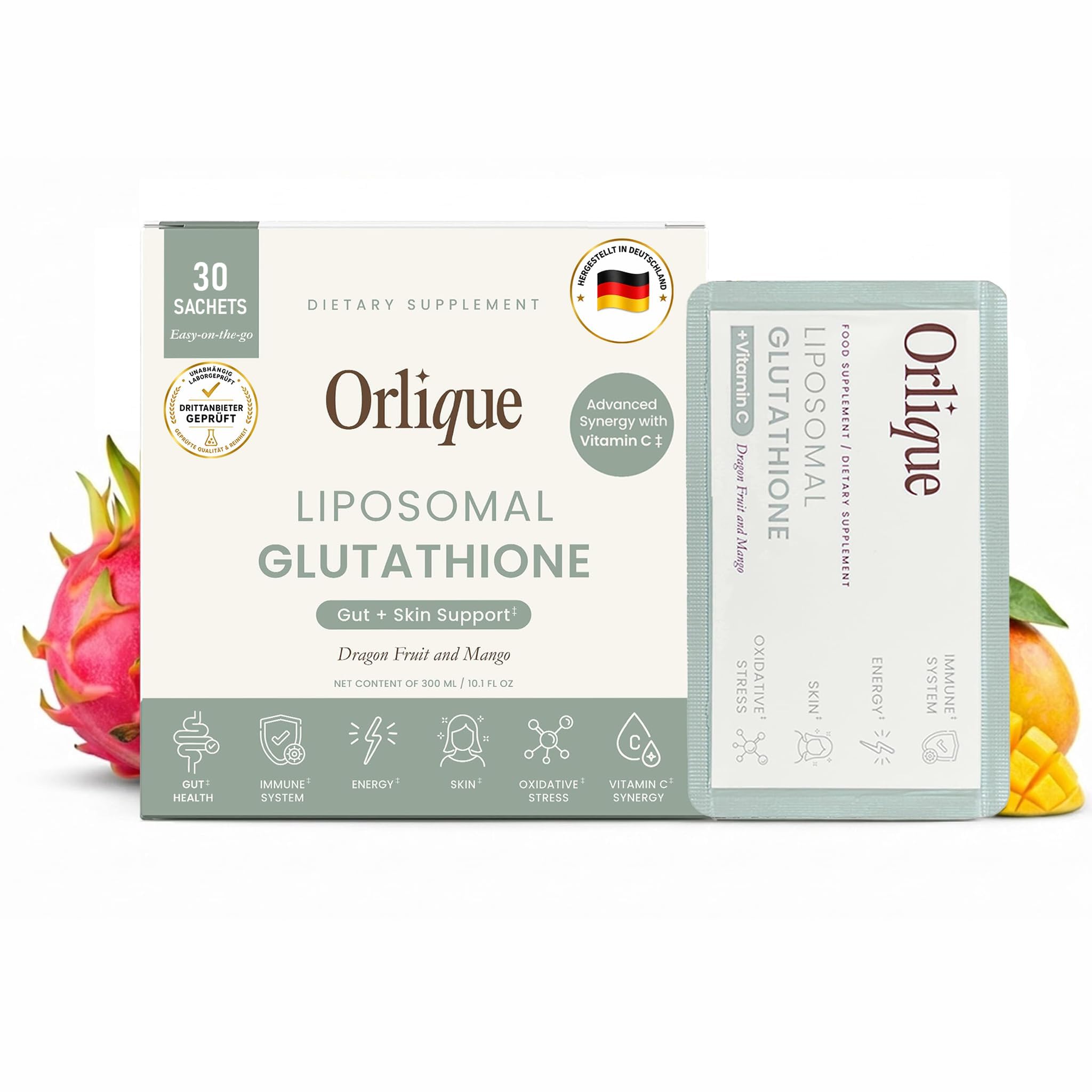 liposomal glutathione sachet Nad+ 250mg Liquid  STARPOWA UK Glutathione Drink Mix Powder |