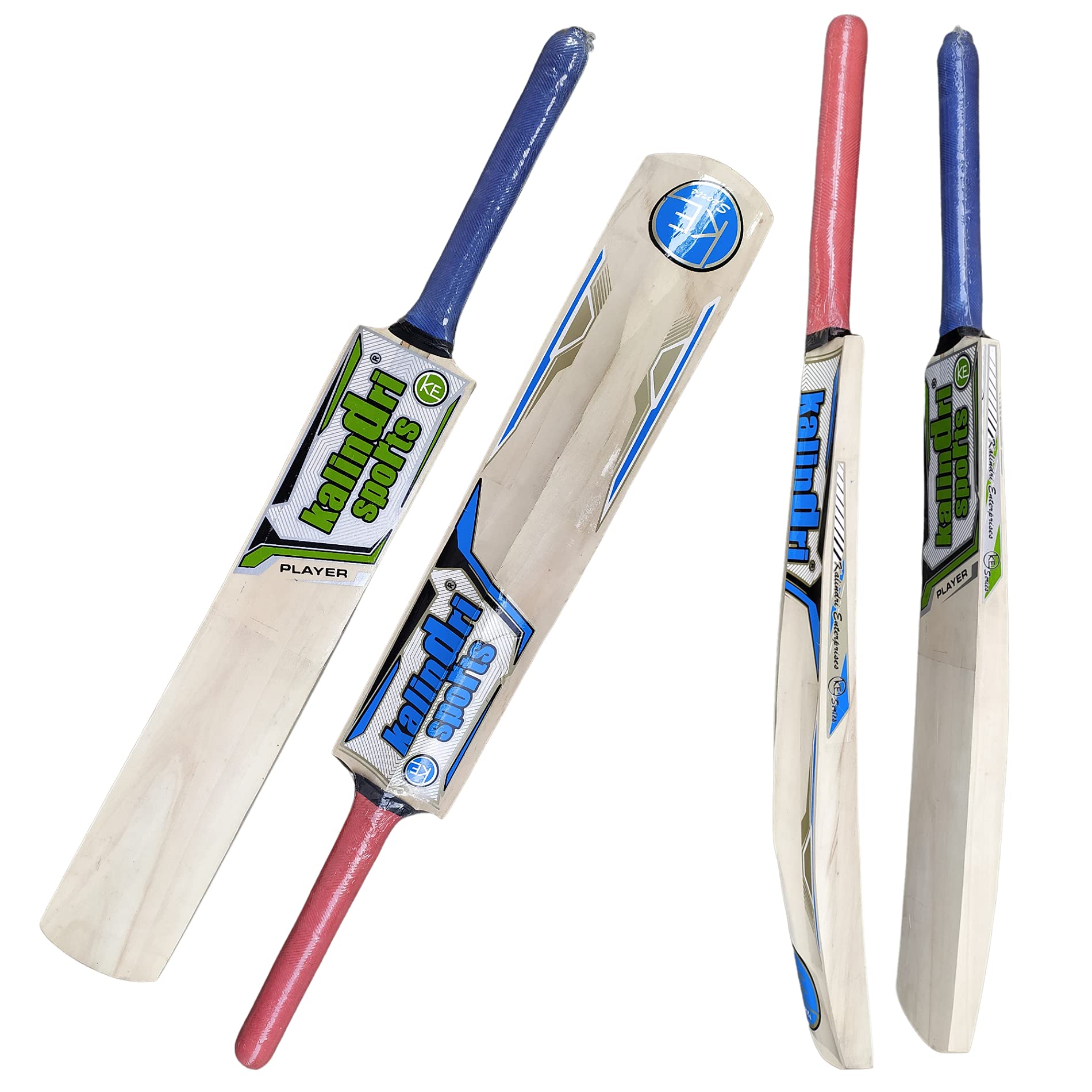 Balle de Cricket Populaire en Bois de Saule avec Autocollants (Taille complète), Assortis