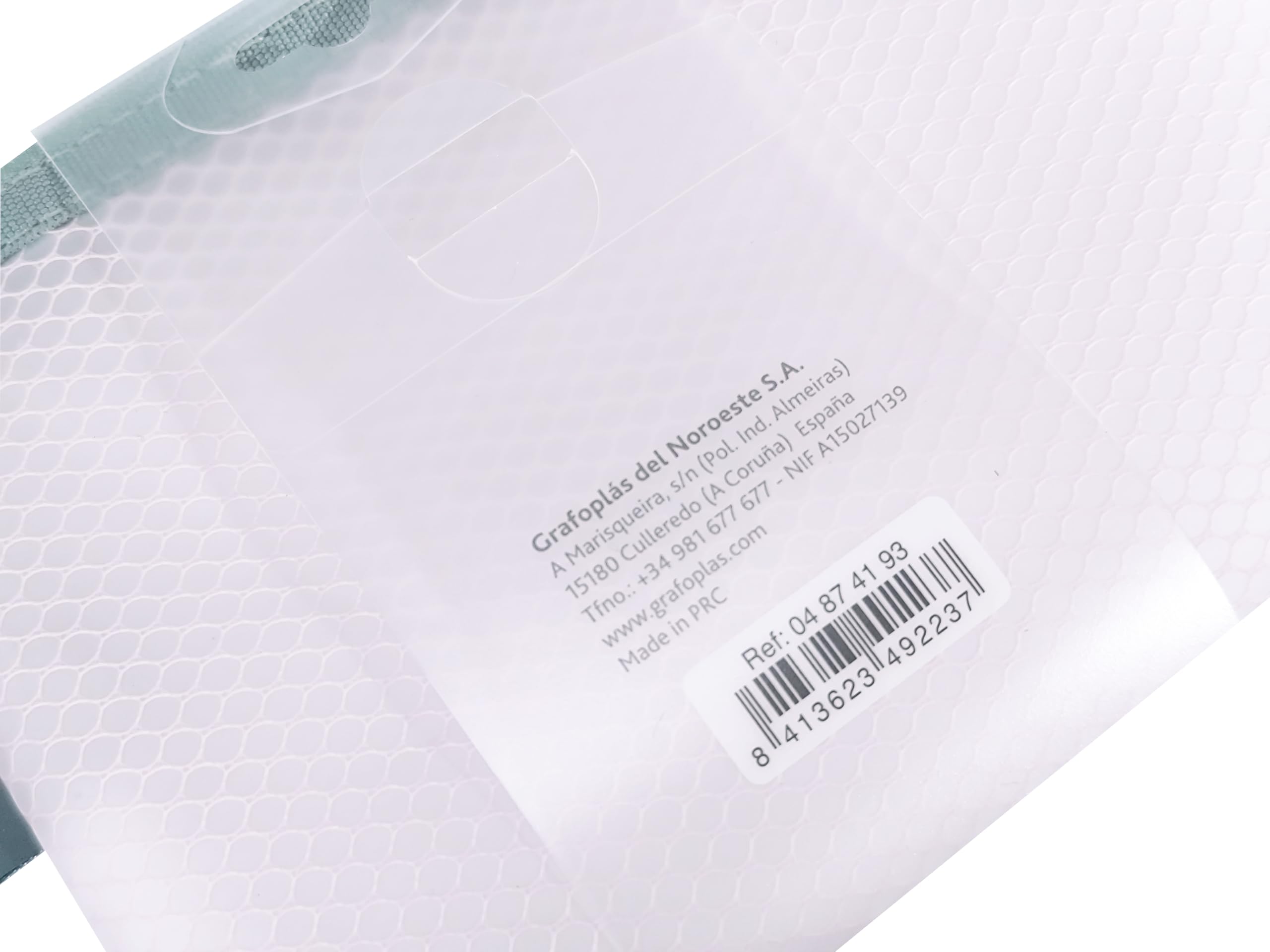 Grafoplas Pack de 5 Bolsas con Cremallera EVA Soft a6, Rosa Pastel, Tacto Suave, Zipper Bags Hechas con Goma EVA Transparente, Ideal para Transportar y Proteger Todo Tipo de Artículos y Documentos