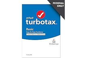[Old Version] TurboTax Basic 2020 Desktop Federal Tax Software
