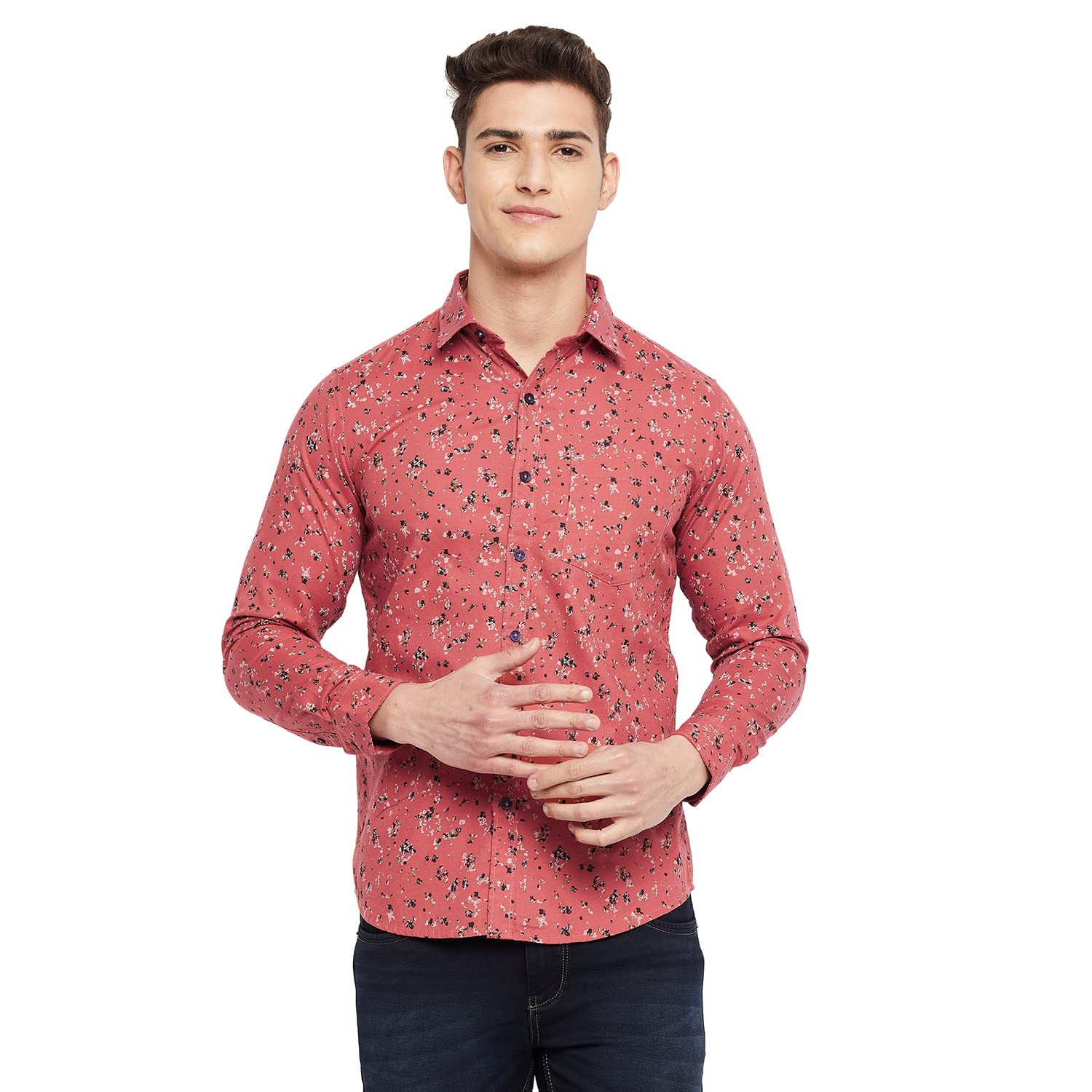 Duke Stardust Men Full Sleeve Cotton Shirt