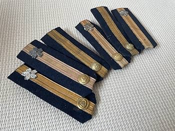 Amazon.co.jp: 日本海軍 肩章 階級章 実物 まとめて 日本軍 (大日本