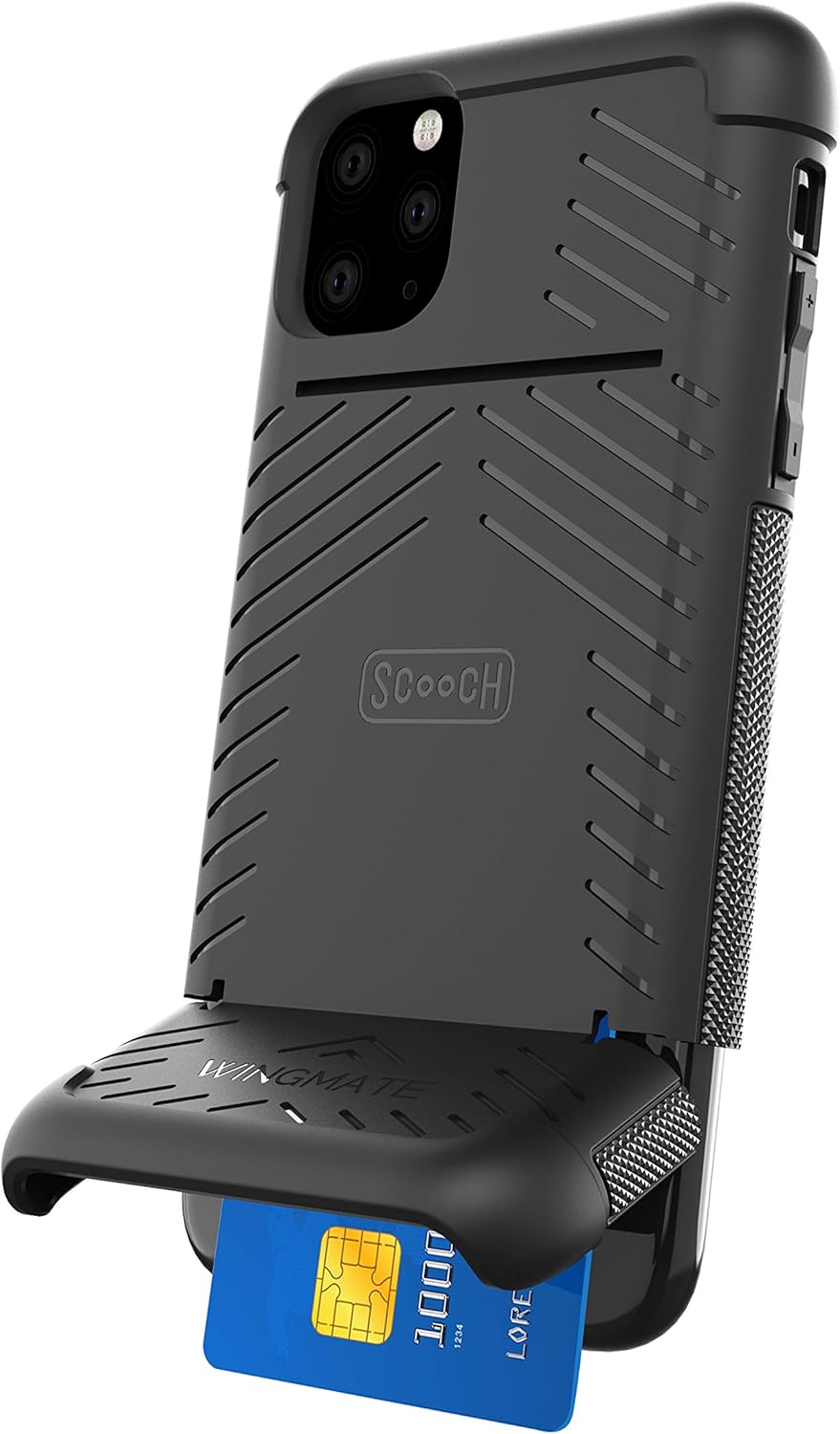 Bеѕt Dеаl Chеар 🛒 Scooch Wingmate Hidden Wallet Case Compatible with iPhone 11 Pro Max Case [10 ft Drop Protection] Credit Card Holder for 2-3 Cards with Magnetic Sheet for Magnetic Car Mount (Black)