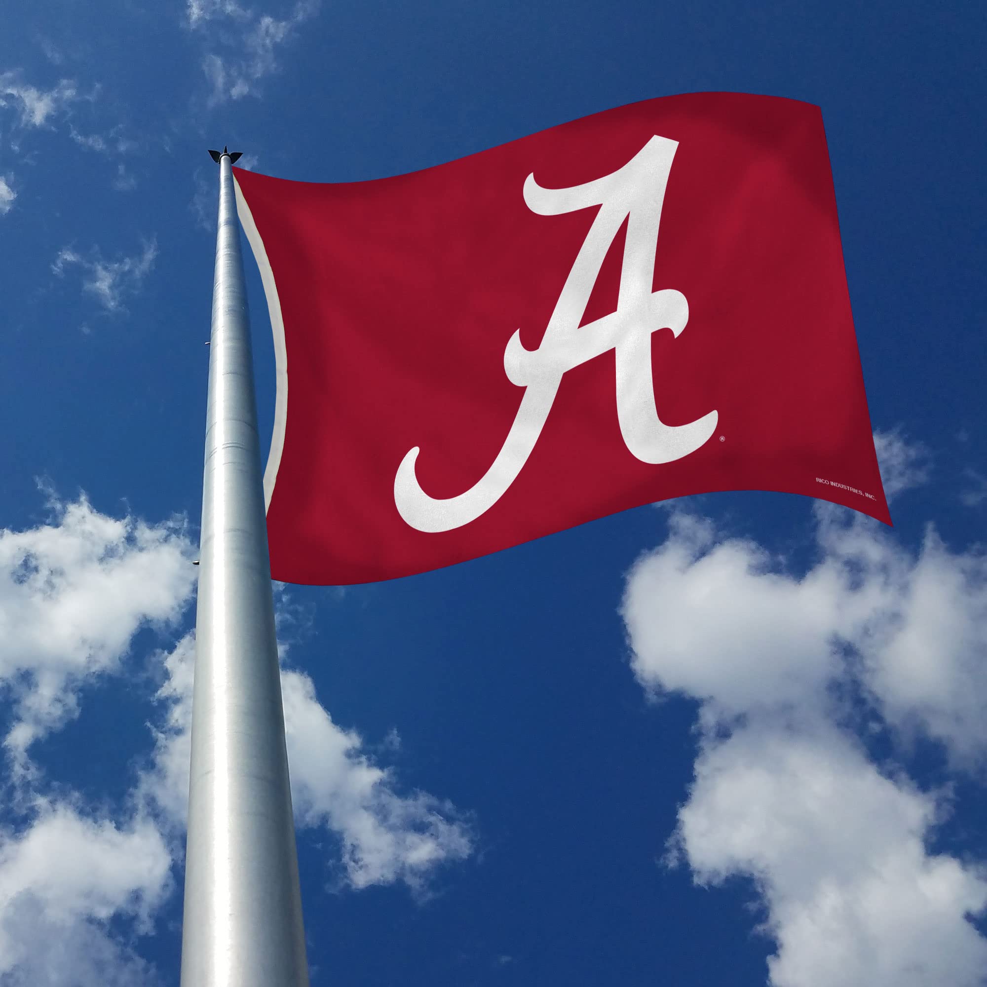Rico Industries NCAA Alabama Crimson Tide Standard 3' x 5' Banner Flag, Team Color - Image 3