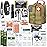 EVERLIT 250 Pieces Survival First Aid Kit IFAK EMT Molle Pouch Survival Kit Outdoor Gear Emergency Kits Trauma Bag for Camping Boat Hunting Hiking Home Car Earthquake and Adventures