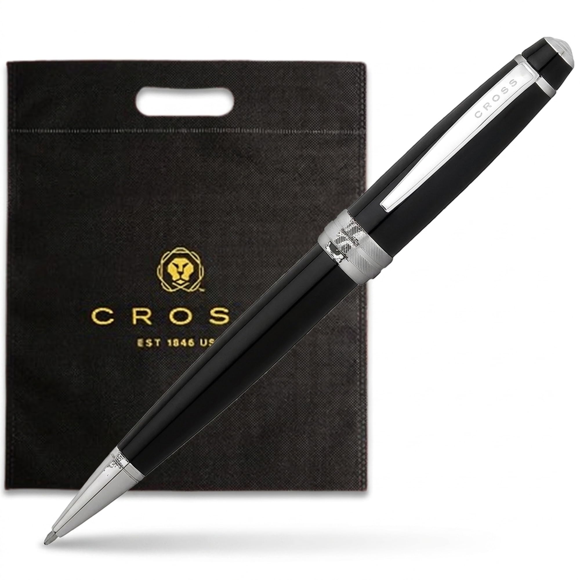 CROSS ブラックボールペン ギフトボックス付き Amazon | CROSS クロス ベイリー ブラック ボールペン【プレミアム