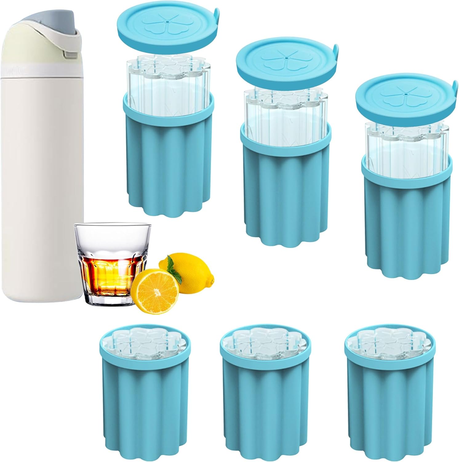Molde de Hielo de Silicona para Owala FreeSip 3 Piezas miniatura 1
