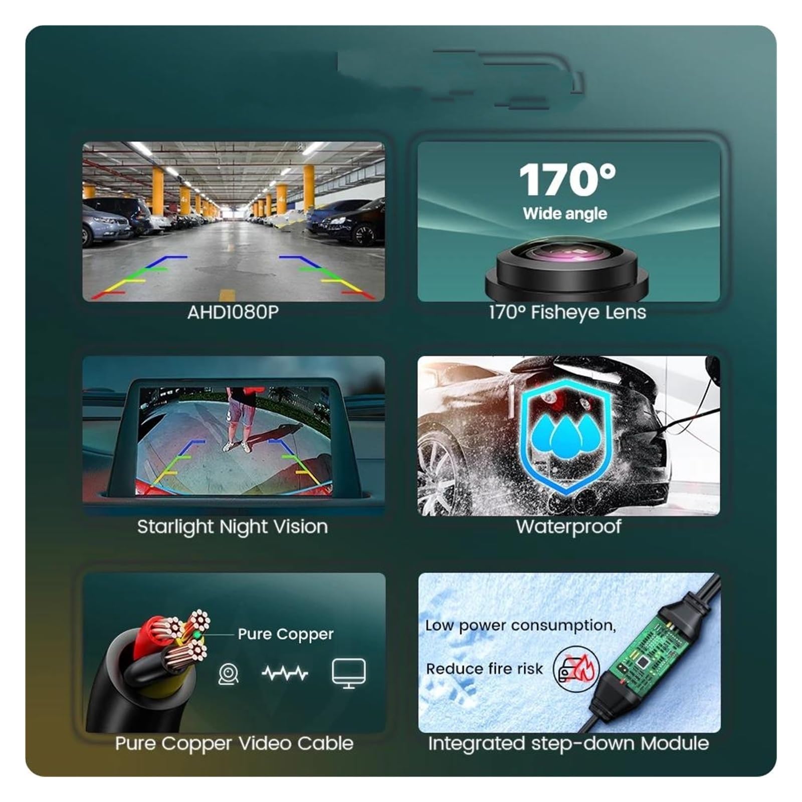 Sistema de cámara de visión Trasera para Mercedes Benz Clase B W246 B180 B200 E W212 Coupé y Cabrio W207 C CLC AHD1080P