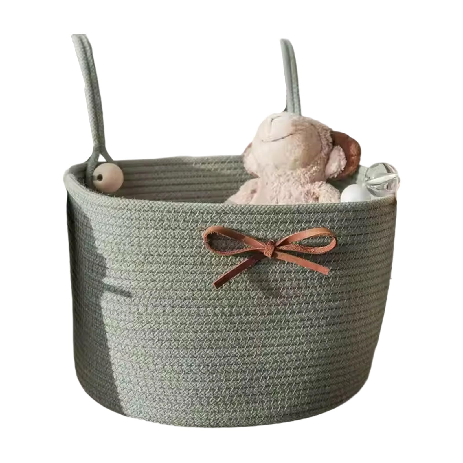 KHZen Baby Crib Hanging Organiser Storage Basket Large Pocket Diaper Clothes Portable Space Saving Nursery Accessory Baby Clothes And Diaper Organizer Bag