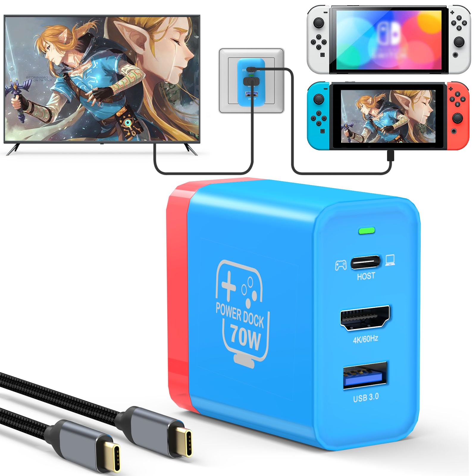 GD4153 Nintendo Switch ブルー　　本体＋充電器 GD4153 Nintendo Switch ブルー 本体＋充電器 GD4153 Nintendo Switch