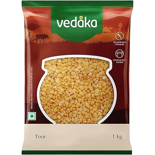 Vedaka Unpolished Toor Dal 1 Kg