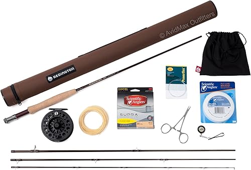 Miniatura 2 de Redington Behemoth - Carrete de pesca con mosca, carrete multiusos para agua dulce y salada, eje grande y arrastre ajustable