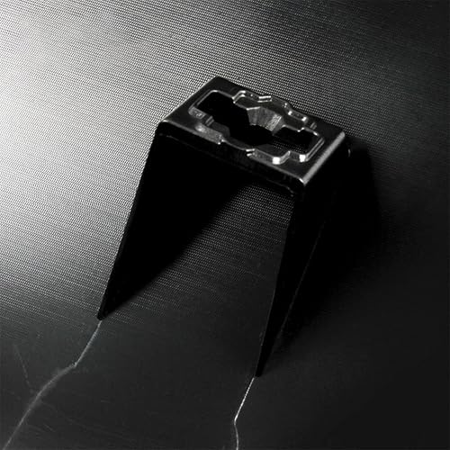 Miniatura 8 de High Soar Cubiertas negras de espejo de puerta para Kenworth T680 T880 W990, lado izquierdo del conductorderecho del pasajero (un par)