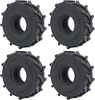 Vista 4 de MOHERO - 4 neumáticos de goma para terreno de barro suave de 1.0 pulgadas, neumáticos de rueda 1.0 para 1/24 Axial SCX24 Bronco Gladiator Deadbolt