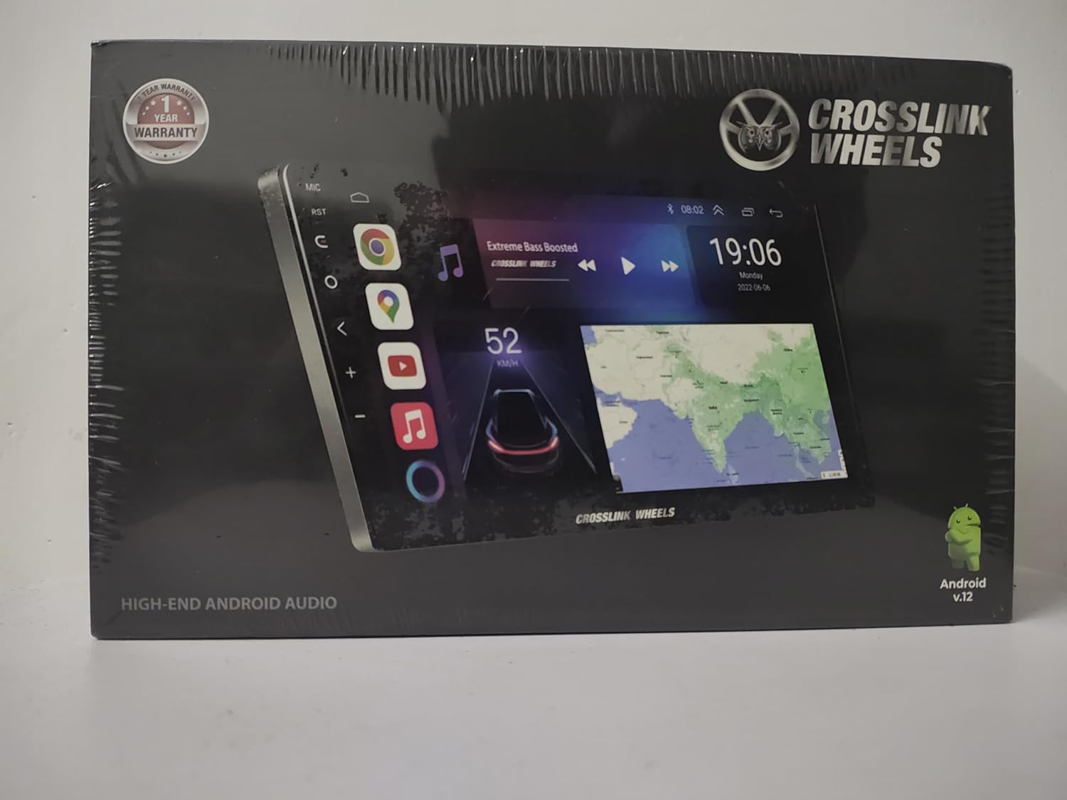 CROSSLINK Wheels 9-Inch Car Stereo, Android v12, High-End Audio System ...