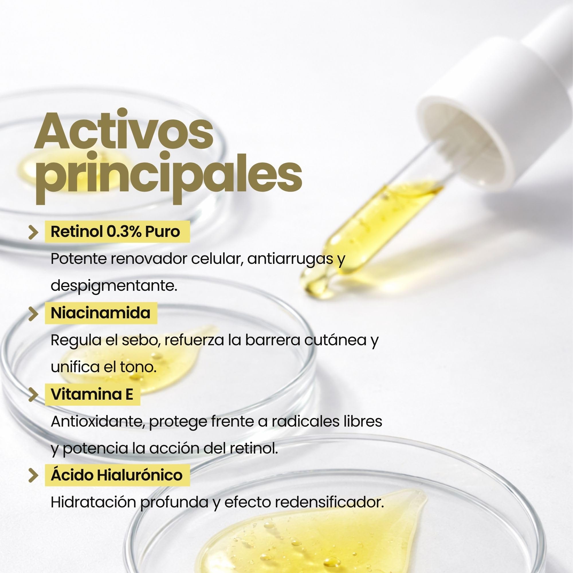 Laluz By Lourdes Moreno | Retinol Puro 0,3% I Serum Retinol Puro Para La Cara I Formulación Única Al 0.3 I Ayuda A Reducir Las Arrugas Y Signos De Envejecimiento | Antiedad Y Manchas 30ml