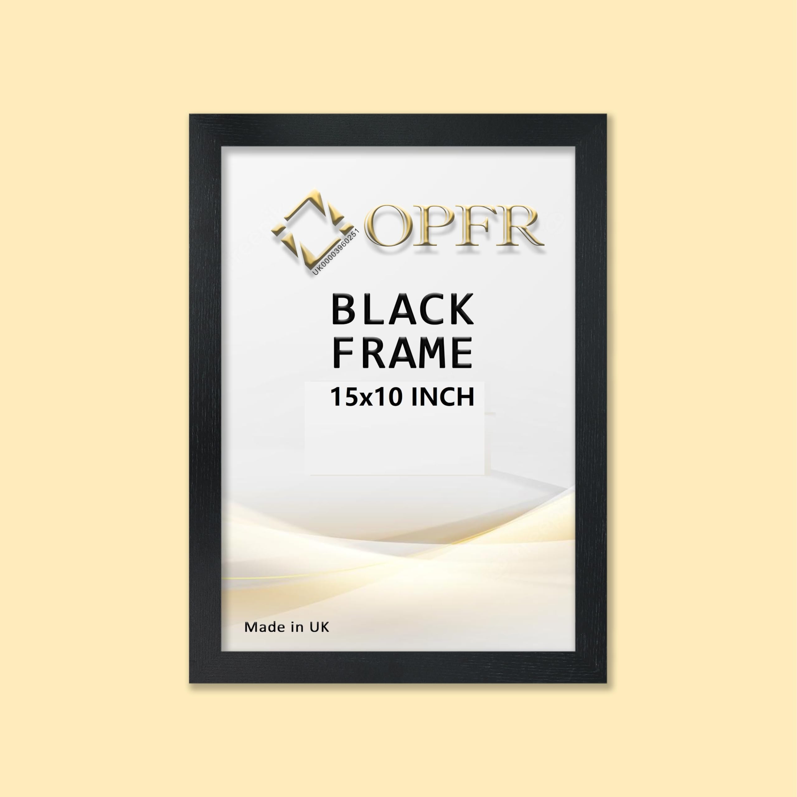Modern Black Photo Picture Frame 15x10 Inch
