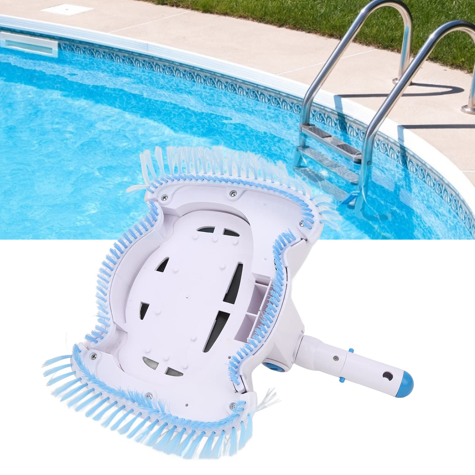 Cabezal de aspiradora Manual para Piscinas,Herramienta de Limpieza de Piscinas,Herramientas de Limpieza de Piscinas con integración de Limpieza por succión,para Piscinas