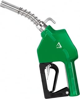 DBR Tech® Automatic Fuel Nozzle 3/4" NPT with Hook - Professional Heavy-Duty Gas Pump Handle with Auto-Shutoff Safety & 3-Speed Control (9-16 GPM) for Gasoline, Diesel, Biodiesel & Kerosene