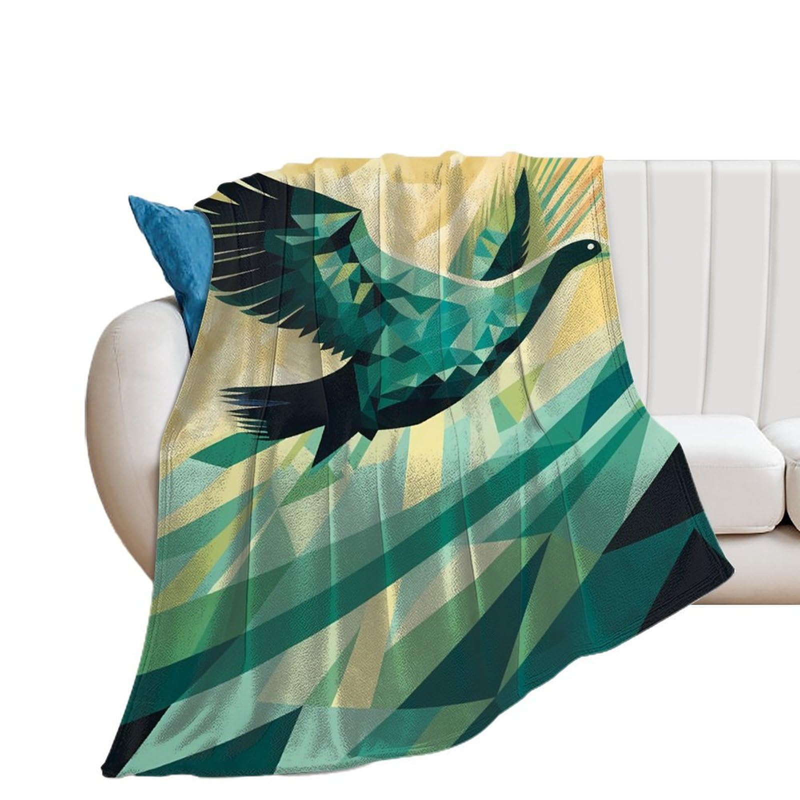 Couverture chaude et légère motif silhouette, cadeau idéal pour femme