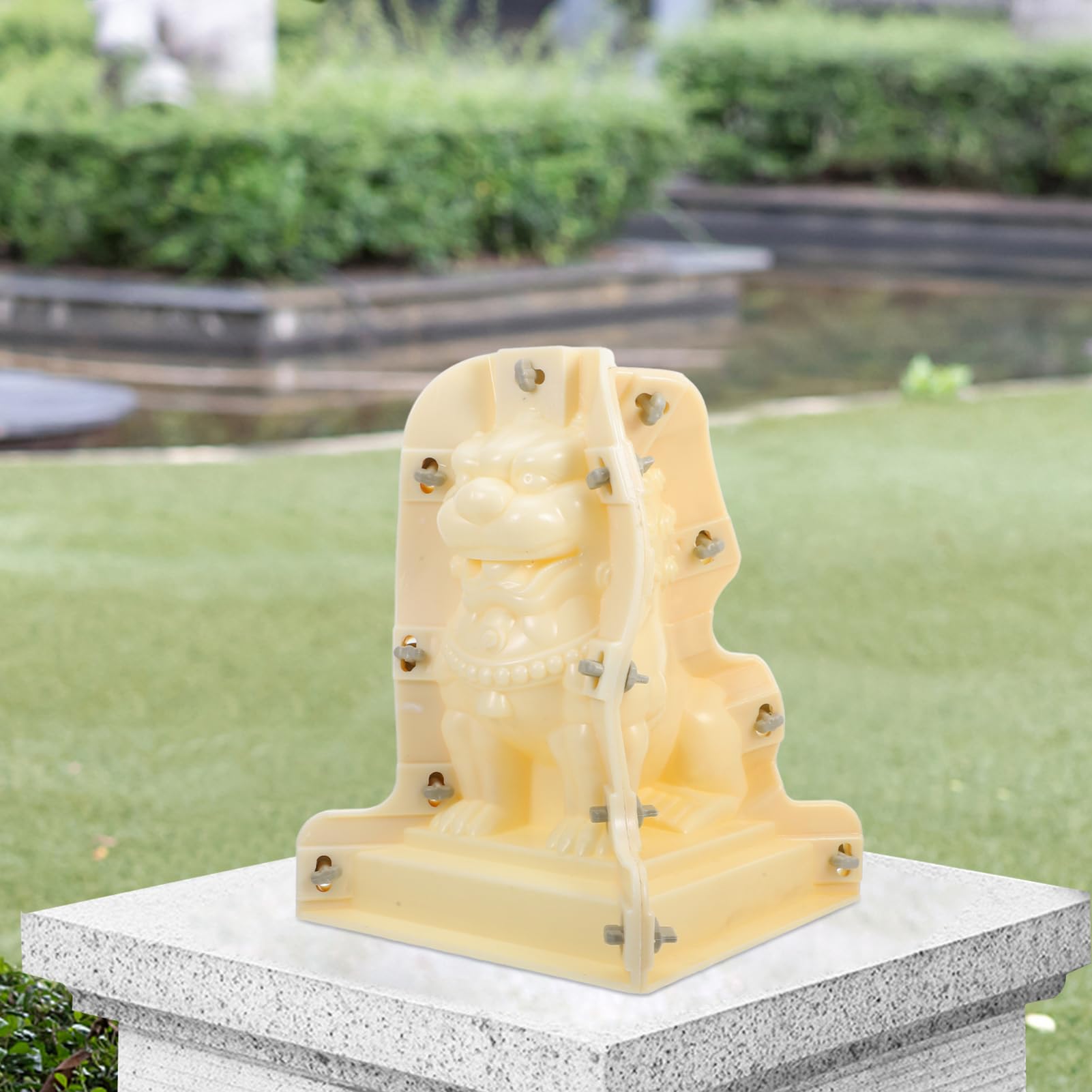 NUOBESTY Molde para Hacer Decoración de Balaustrada y Bolas de Hormigón para Pasarelas, Molde Artesanal de Plástico Pequeño para Bricolaje en Jardín y Balcón, Resistente y Portátil