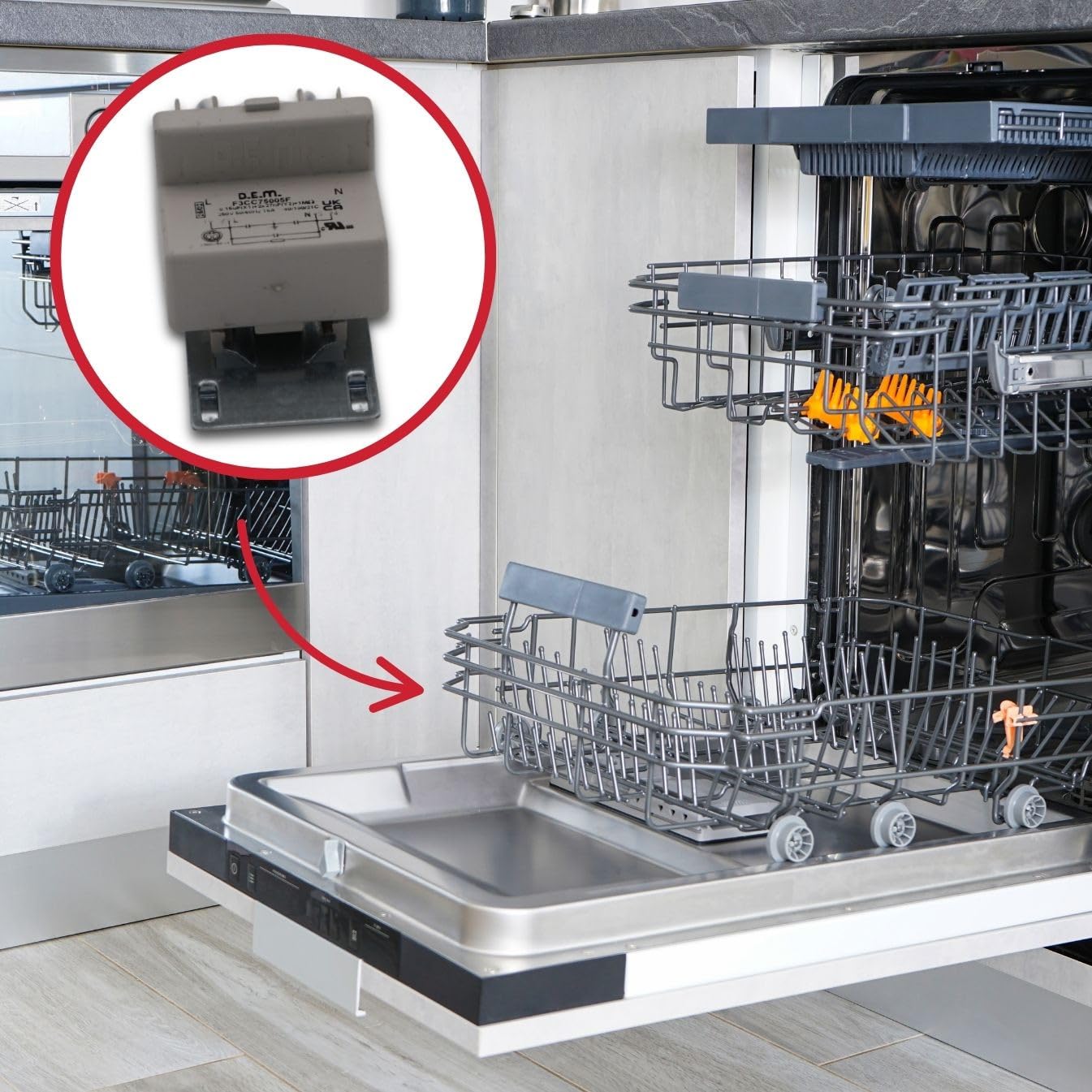 BEKO Filtr przeciwzakłóceniowy 0,15 MF + 2 x 0,27 NF - 1886870100