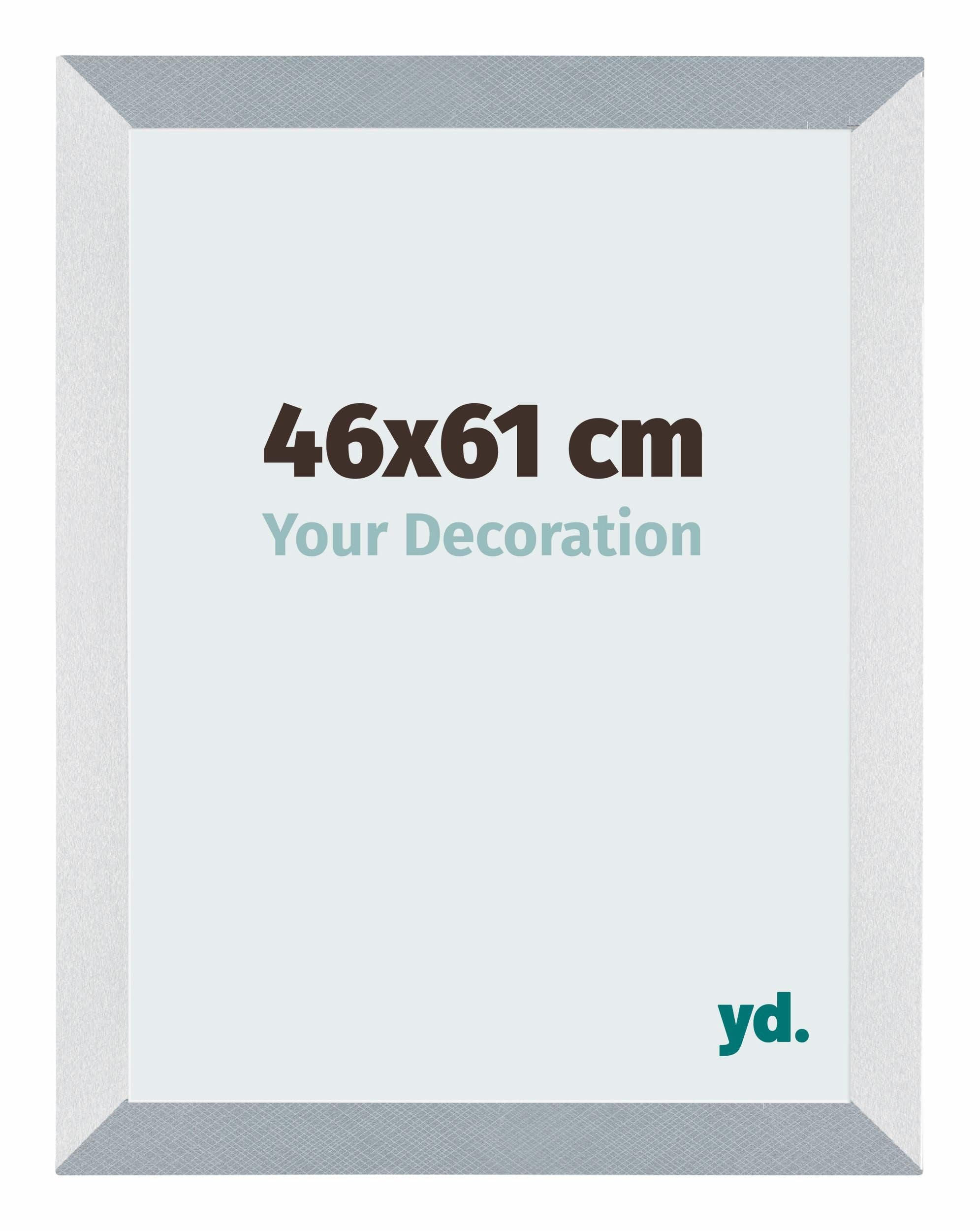 Your Decoration - Picture Frame 46x61 cm - Aluminum Brushed - Decorative Wall Frame in MDF with Antireflection - Frame 46x61 - Mura