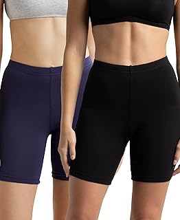 Jockey 1529 Women's High Coverage Super Combed Cotton Elastane Stretch Mid Waist Shorties with Concealed Waistband (Pack o... Price In India
