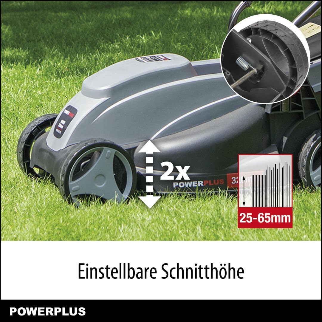 POWERPLUS POWEG63703 - Cortacésped 1000w 320mm