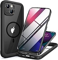Vista 177 de Miracase Funda magnética para iPhone 15 Pro Max de 6.7 pulgadas [compatible con Magsafe], funda de cuerpo completo a prueba de caídas para iPhone 15
