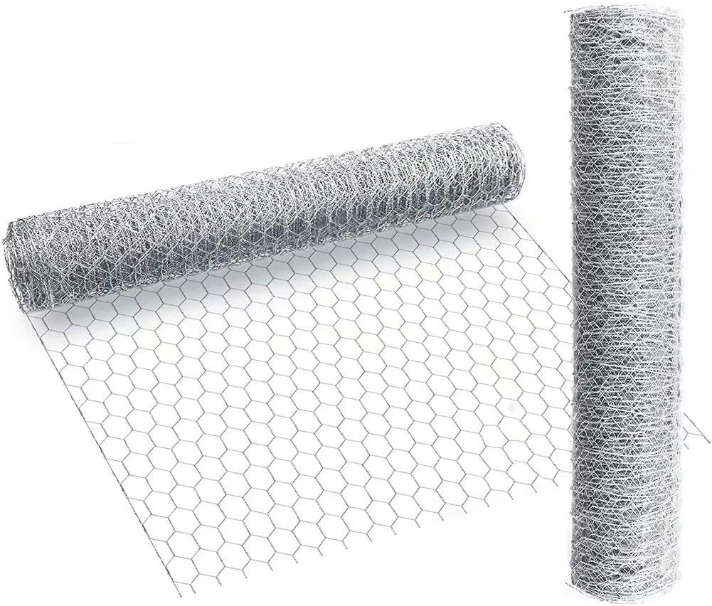 Chicken Wire Net for Craft Projects 13.7 x 157 Inches, 0.63 in Small Mesh Hexagonal Poultry Netting Galvanized Chicken Wire Neting,Light Weight Wire Mesh for Handwork Projects,Art use