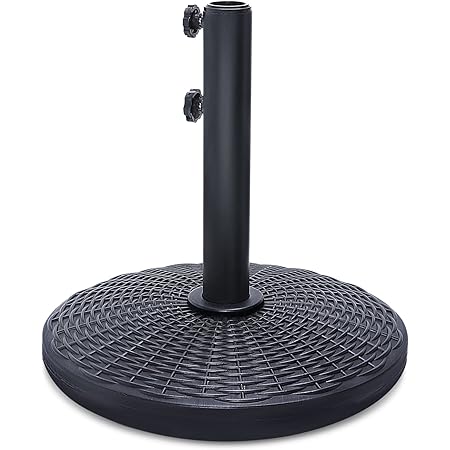 ABCCANOPY Heavy Duty 20lbs Patio Umbrellas Base 17.7" (Black)