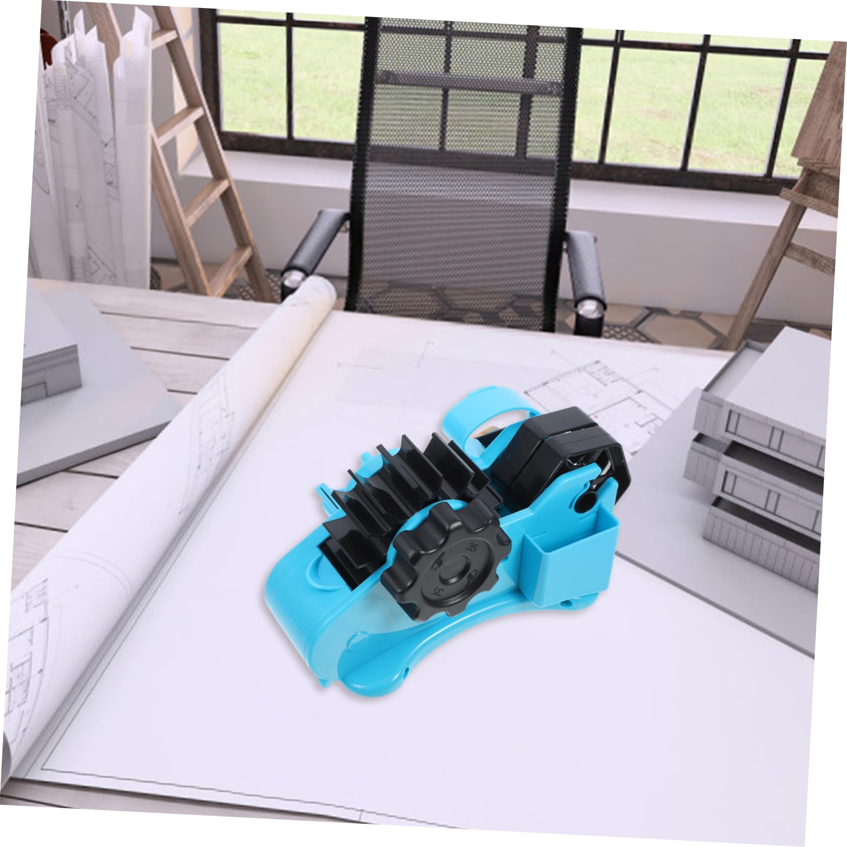 Homoyoyo Dispenser per Nastro Adesivo Taglierina da Tavolo Multifunzionale Supporto per Pezzi, Materiale Abs Elegante, Facile da Riporre, per Eventi Familiari e Progetti Artistici