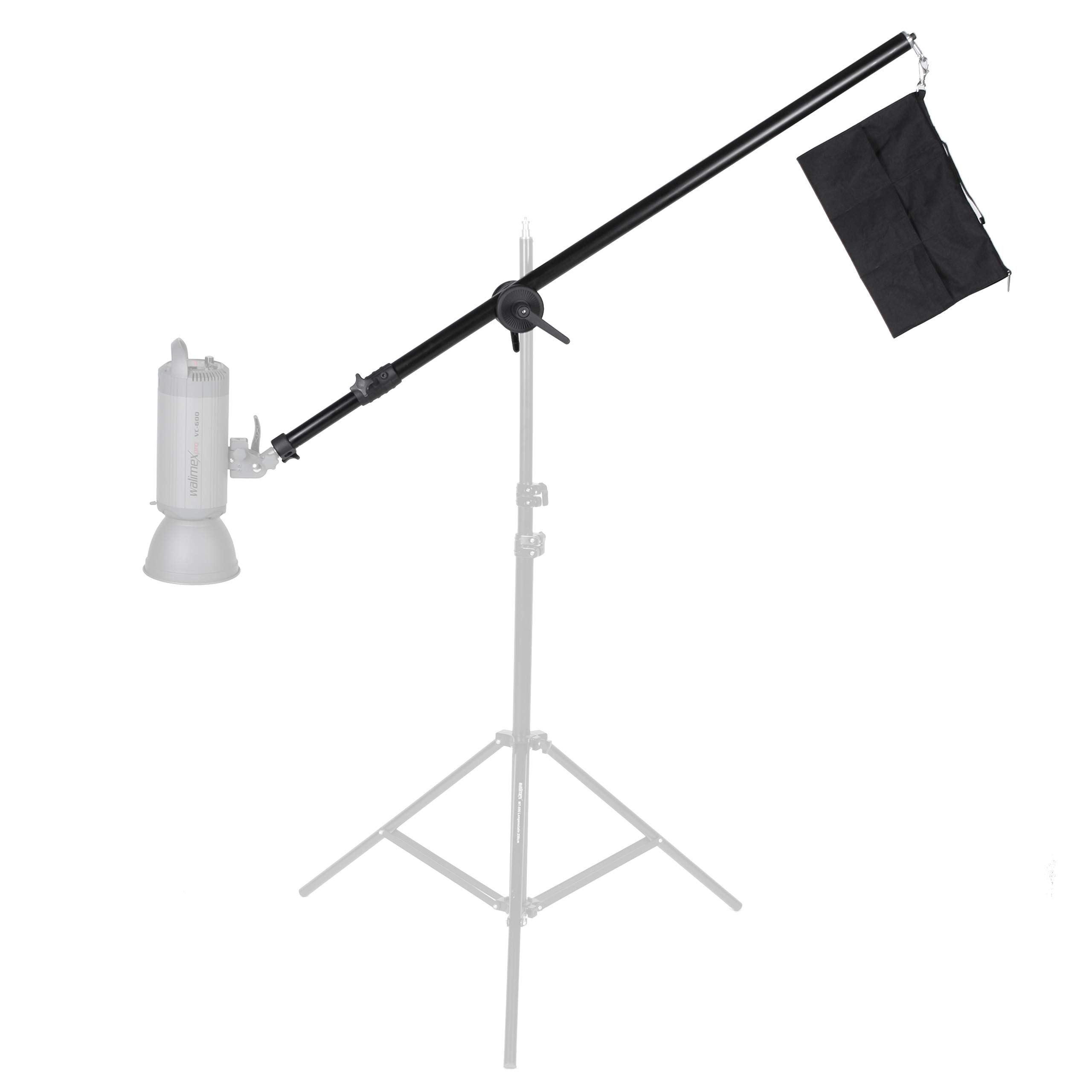 Walimex 120-220cm Extension Arm/Boom with Counterweight Bag