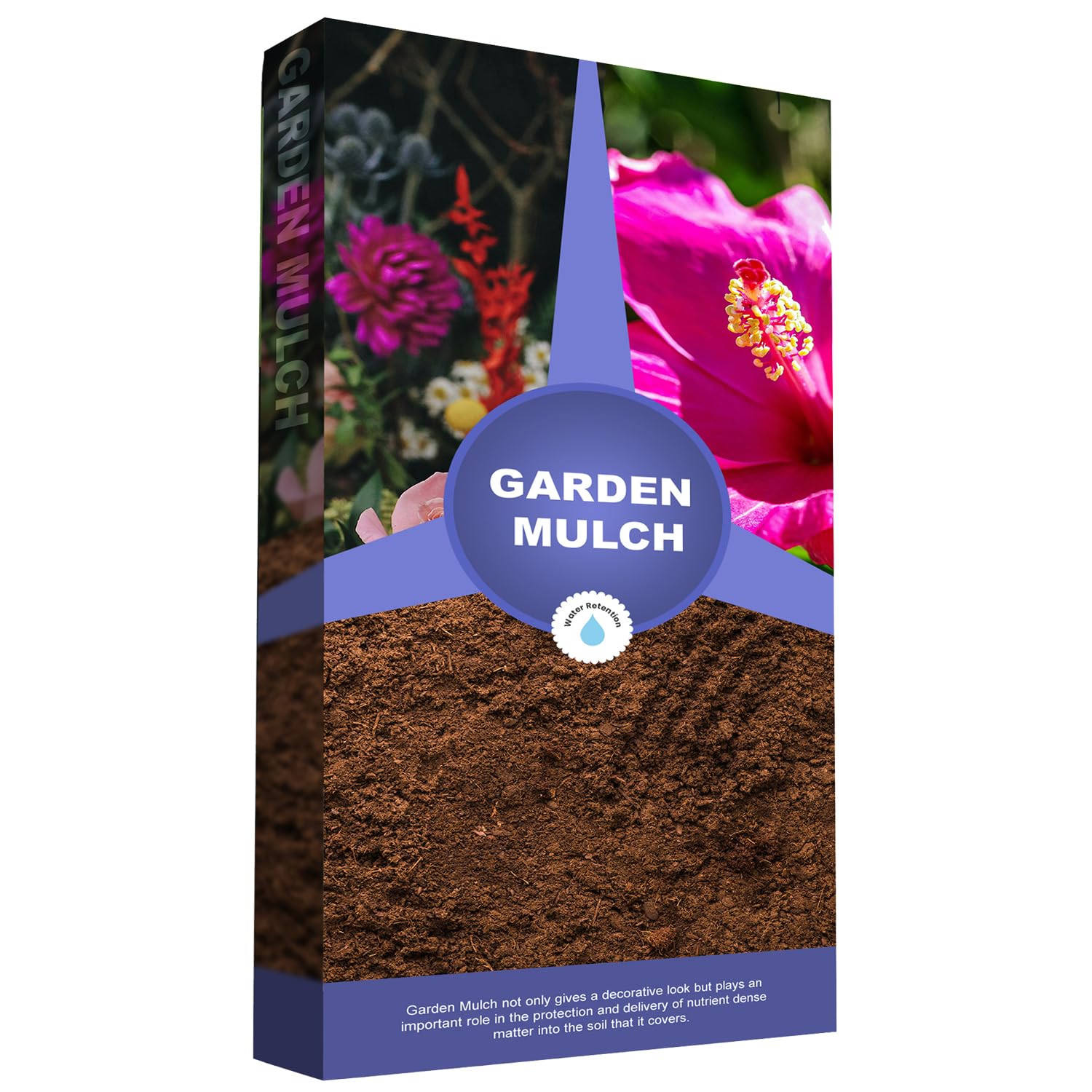 50 Litre Garden Mulch Decorative Soil Conditioner With Improved Water Retention (1 Bag (50 Litres))