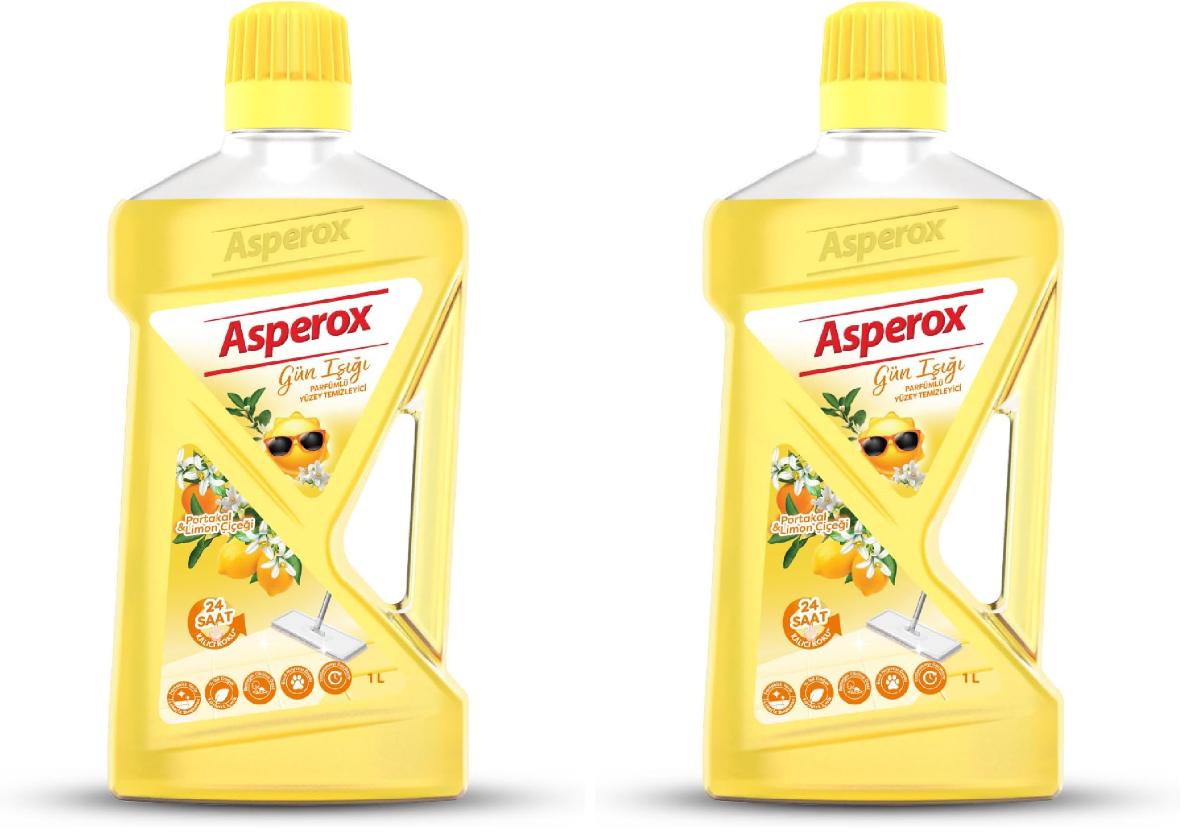 Asperox Gün Işığı Yüzey Temizleyici Portakal & Limon Çiçeği 1000 ml 2li paket