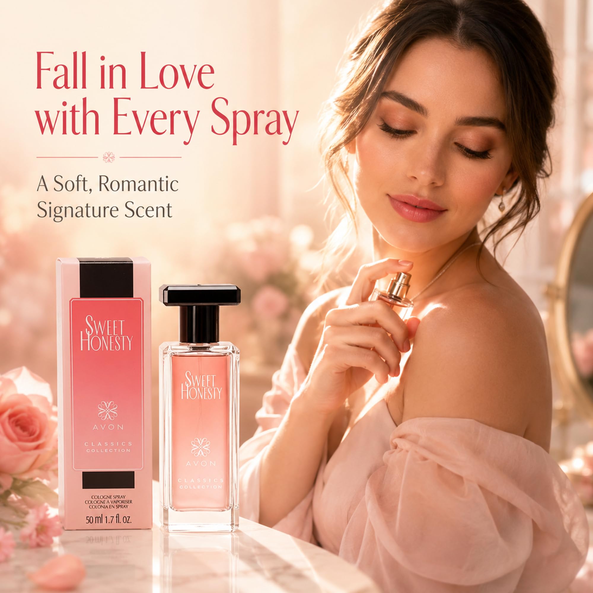 Amazon.com : AVON Sweet Honesty Cologne for Women — Fresh